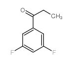 3',5'-Difluoropropiophenone structure, CAS 135306-45-5