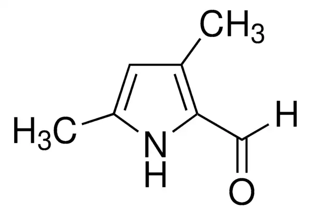 3,5-Dimethyl-1H-pyrrole-2-carboxaldehyde structure, CAS 2199-58-8