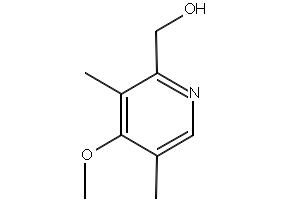 3,5-Dimethyl-2-hydroxymethyl-4-methoxypyridine structure, CAS 86604-78-6