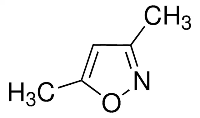 3,5-Dimethylisooxazole structure, CAS 300-87-8