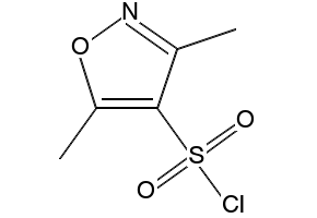 3,5-Dimethylisoxazole-4-sulphonyl chloride structure, CAS 80466-79-1