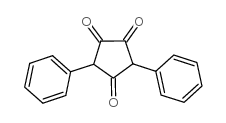 3,5-Diphenylcyclopentane-1,2,4-trione structure, CAS 7003-69-2