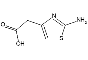 (Z)-(Methoxycarbonylmethoxyimino)-2-(2-aminothiazol-4-yl)acetic acid structure, CAS 80554-17-8