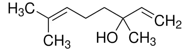 3,7-Dimethyl-1,6-octadien-3-ol structure, CAS 78-70-6