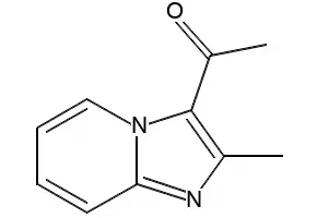 3-Acetyl-2-methylimidazo[1,2-a]pyridine structure, CAS 29096-60-4