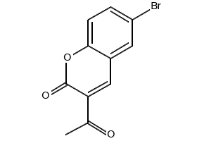3-Acetyl-6-bromocoumarin structure, CAS 2199-93-1