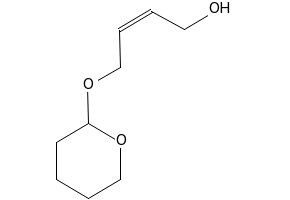 (Z)-4-(Tetrahydro-2H-pyran-2-yl-oxy)but-2-en-1-ol structure, CAS 57323-06-5