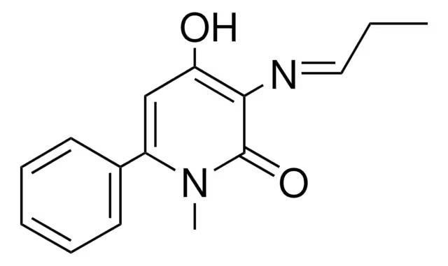 3-Amino-1-ethyl-6-hydroxy-4-methyl-2-pyridone structure, CAS 94492-81-6