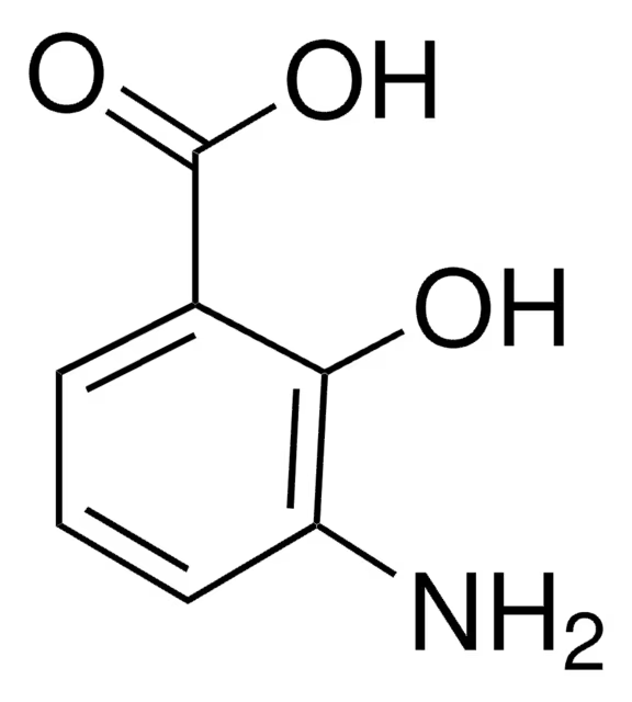 3-Amino-2-hydroxybenzoic acid structure, CAS 570-23-0