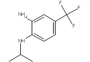 3-Amino-4-(isopropylamino)benzotrifluoride structure, CAS 175277-91-5