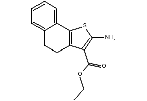 3-Amino-4,5-dihydronaphtho[1,2-b]thiophene-2-carboxylic acid methyl ester structure, CAS 691393-99-4