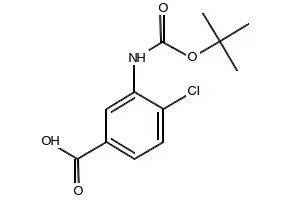 3-Amino-4-chlorobenzoic acid structure, CAS 2840-28-0
