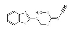 [(Benzo[d]thiazol-2-yloxy)methyl]methylcyanocarbonimidodithioate structure, CAS 353254-74-7