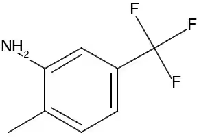 3-Amino-4-methylbenzotrifluoride structure, CAS 25449-96-1
