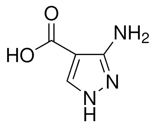 3-Amino-4-pyrazolecarboxylic acid structure, CAS 41680-34-6