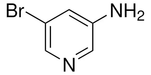 3-Amino-5-bromopyridine structure, CAS 13535-01-8