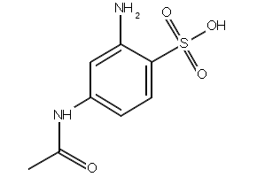 3-Aminoacetanilide-4-sulfonic acid structure, CAS 88-64-2