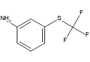 3-Aminophenyl trifluoromethyl sulphide structure, CAS 369-68-6