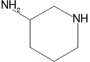 3-Aminopiperidine structure, CAS 54012-73-6