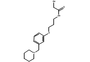 [3-(1-Piperidinylmethyl)phenoxy]propylamine structure, CAS 73278-98-5