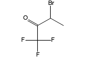 3-Bromo-1,1,1-trifluorobutan-2-one structure, CAS 382-01-4