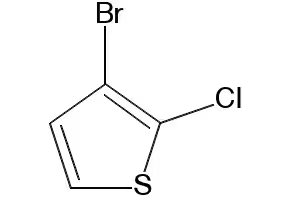 3-Bromo-2-chlorothiophene structure, CAS 40032-73-3