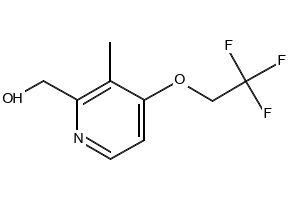 [3-Methyl-4-(2,2,2-trifluoroethoxy)pyridin-2-yl]methonol structure, CAS 103577-66-8