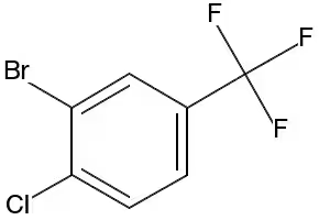 3-Bromo-4-chlorobenzotrifluoride structure, CAS 454-78-4