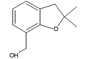 (2,2-Dimethyl-2,3-dihydro-1-benzofuran-7-yl)methanol structure, CAS 38002-89-0