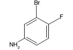 3-Bromo-4-fluoroaniline structure, CAS 656-64-4