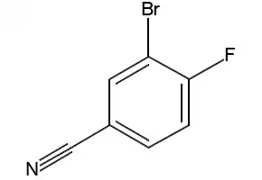 3-Bromo-4-fluorobenzonitrile structure, CAS 79630-23-2