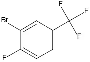 3-Bromo-4-fluorobenzotrifluoride structure, CAS 68322-84-9