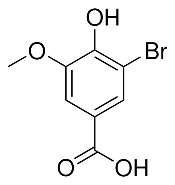 3-Bromo-4-hydroxy-5-methoxyphenylacetic acid structure, CAS 206559-42-4