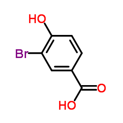 3-Bromo-4-hydroxybenzoic acid structure, CAS 14348-41-5