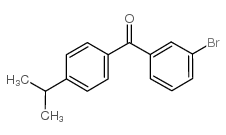 3-Bromo-4'-iso-propylbenzophenone structure, CAS 844879-27-2