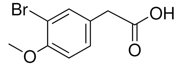3-Bromo-4-methoxyphenylacetic acid structure, CAS 774-81-2