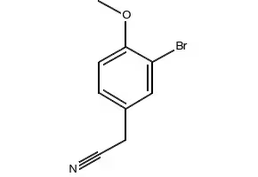 3-Bromo-4-methoxyphenylacetonitrile structure, CAS 772-59-8