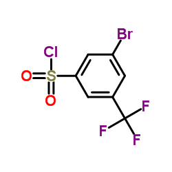 3-Bromo-5-(trifluoromethyl)benzene sulphonyl chloride structure, CAS 351003-46-8