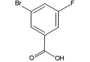 3-Bromo-5-fluorobenzoic acid structure, CAS 176548-70-2