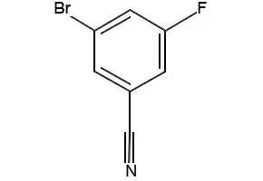 3-Bromo-5-fluorobenzonitrile structure, CAS 179898-34-1