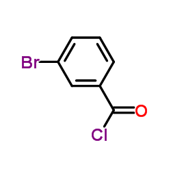 3-Bromobenzoyl chloride structure, CAS 1711-09-7