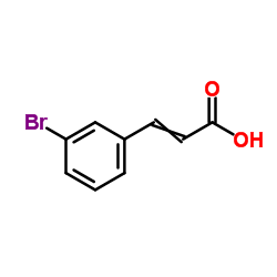 3-Bromocinnamic acid structure, CAS 32862-97-8