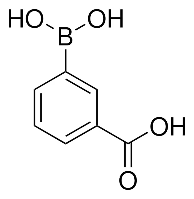 3-Carboxyphenylboronic acid structure, CAS 25487-66-5