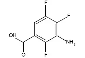 3-Chloro-2,4,5-trifluorobenzoic acid structure, CAS 101513-77-3