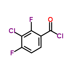 3-Chloro-2,4-difluorobenzoyl chloride structure, CAS 157373-00-7