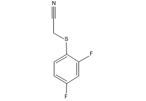 (2,4-Difluorophenylthio)acetonitrile structure, CAS 175277-63-1