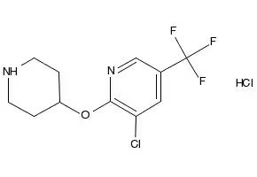 3-Chloro-2-[4-(ethoxycarbonyl)phenoxy]-5-(trifluoromethyl)pyridine structure, CAS 105626-86-6