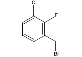 3-Chloro-2-fluorobenzyl bromide structure, CAS 85070-47-9