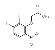 1-(2,3-Difluoro-6-nitrophenoxy)-2-propanone structure, CAS 82419-32-7