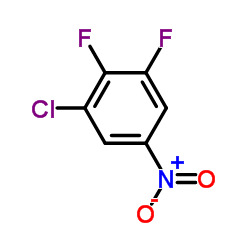 3-Chloro-4,5-difluoronitrobenzene structure, CAS 53780-44-2